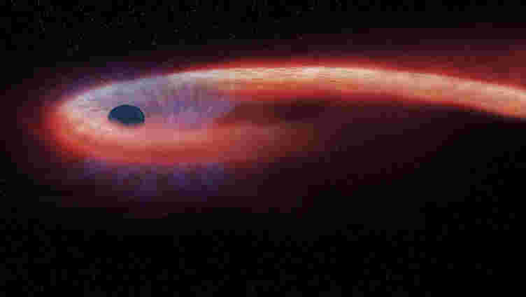 黑洞切成一颗星的星星可能吐出一个极度充满活力的中微子