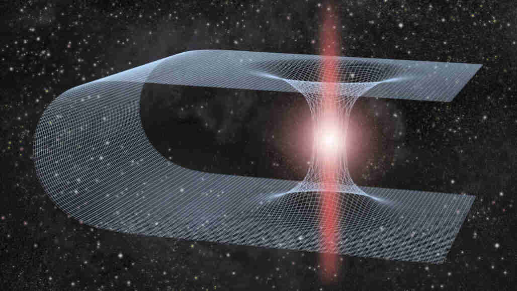一个黑洞盘旋虫洞会发出奇怪的引力波