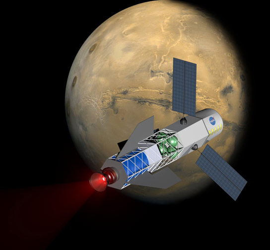 核融合可以将未来的人类探险力量发挥给火星