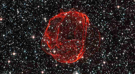 Hubble意见Supernova Remnant SNR 0519