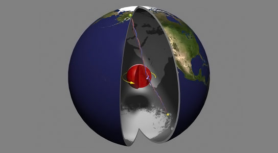 地震双峰揭示了地球内核的变化速度