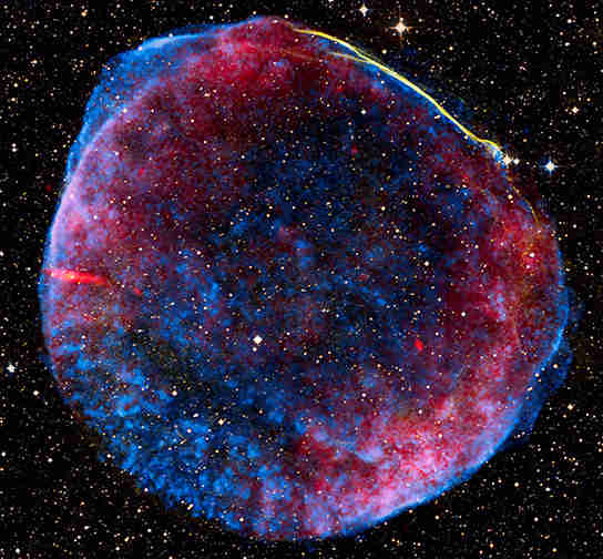 天文学家调查超新星残余和宇宙射线之间的联系