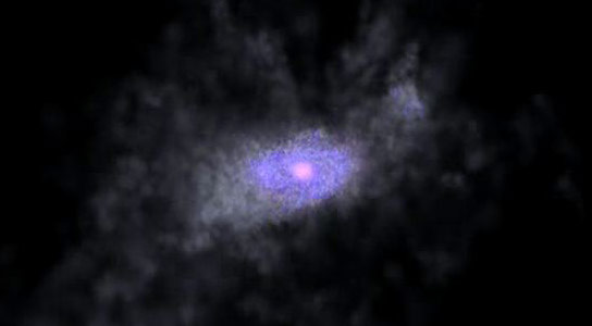 计算机模拟有助于揭示星系形成的内部工作