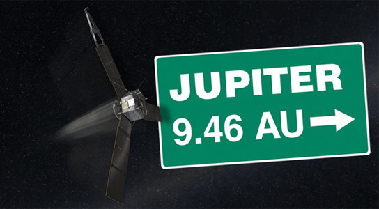 美国宇航局的Juno SpaceCraft是Jupiter的一半
