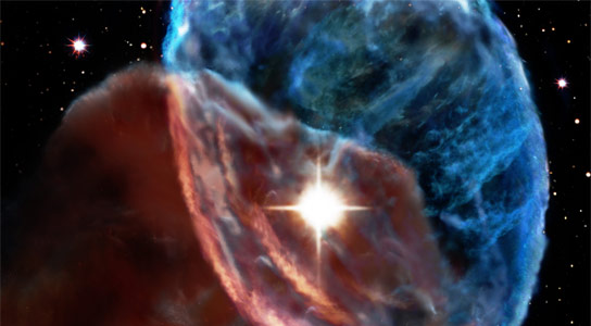 科学家衡量超新星残余W44冲击波的扩张速度