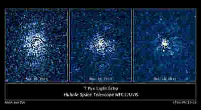 Hubble映射喷射材料的3D结构爆发Nova