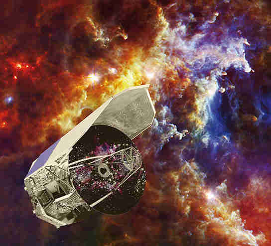 赫歇尔发现了最早的已知的爆炸坪星系