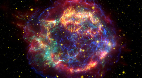 研究人员在细菌微泡草中发现了Supernova Iron的提示