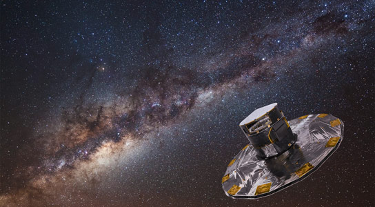 ESA的盖亚航天器准备创建银河系的3D地图
