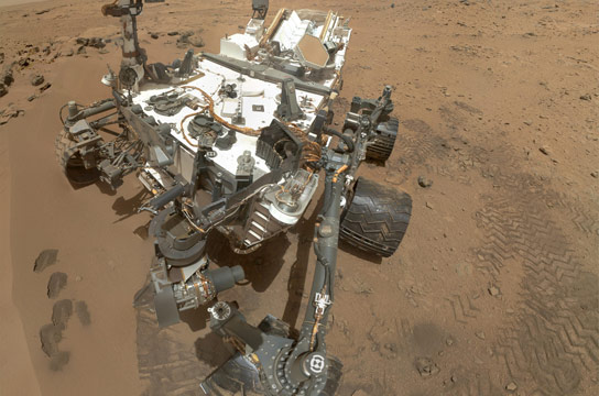 美国航空航天局的好奇心在火星上找到水分子