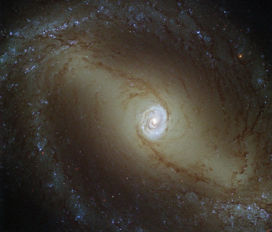 新释放螺旋星系NGC 1433的Hubble图像