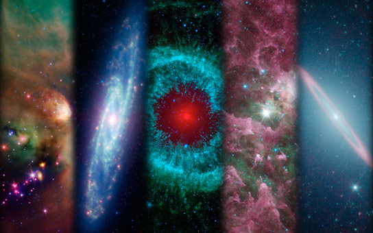 Spitzer Space Telescope在太空中庆祝10年