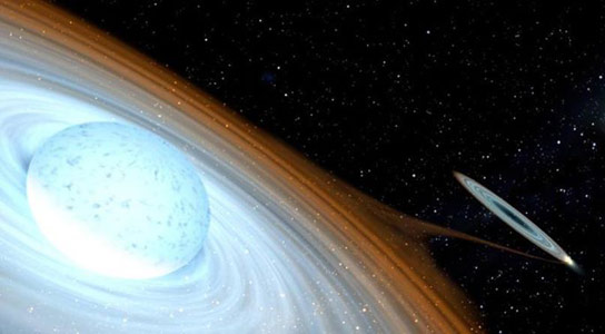 研究人员发现第一个由黑洞和型明星组成的二进制系统