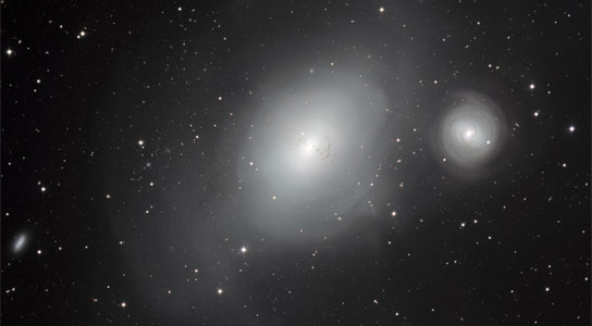 NGC 1316和NGC 1317的新ESO图像
