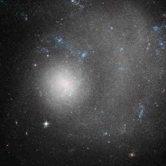 Hubble Views Dwarf Galaxy NGC 5474