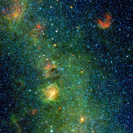 明智的观点在Trifid Nebula中的恒星形成