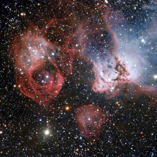 ESO的超大望远镜可以看到龙头星云