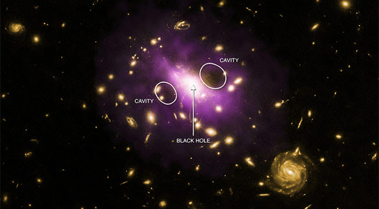 Chandra揭示了遥远的黑洞的极端力量