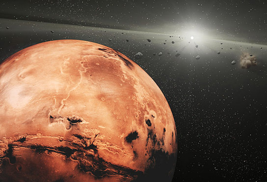 火星“震动”了小行星表面