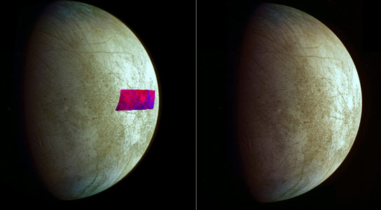 美国宇航局的伽利略任务发现欧罗巴上的粘土矿物质