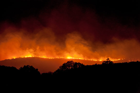 野火和森林排放的烟雾解释了上新世如此热的原因