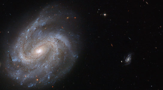 新释放的螺旋星系NGC 201的哈勃图象