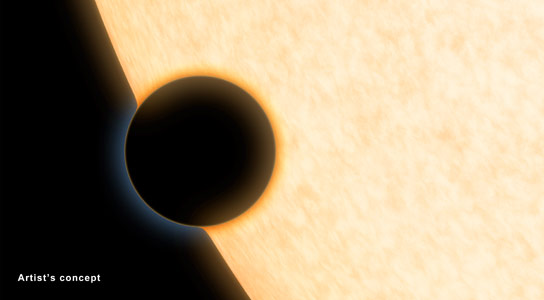 天文学家在海王星大小的系外行星上发现晴朗的天空和水汽