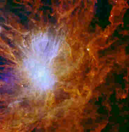 ESA的Herschel Space天文台观点宇宙云Mon R2
