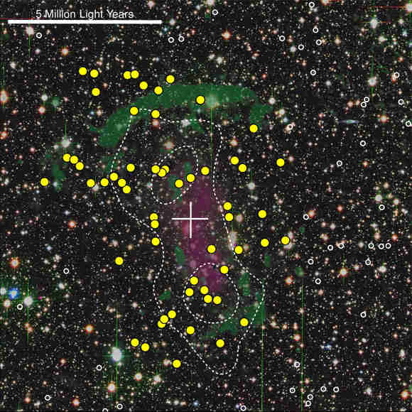 天文学家在集群兼并研究中达到重要里程碑