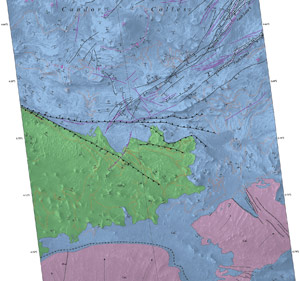 火星的新地图显示了古湖和地震的迹象
