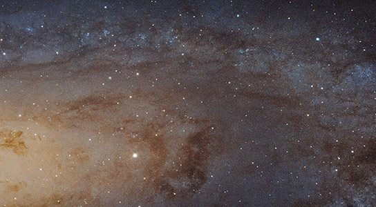 Andromeda Galaxy的全景