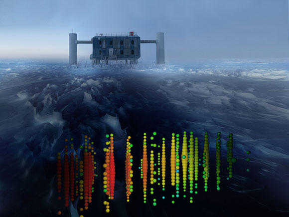 iceCube合作确认宇宙中微子瞄准