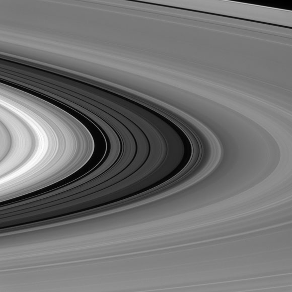 土星戒指的新卡西尼视图
