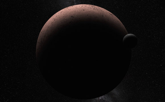 天文学家发现月亮绕矮星球造口