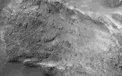 火星侦察轨道意见火星滑坡上的巨石