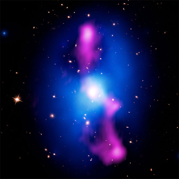 Galaxy Cluster MS 0735.6 + 7421的新Chandra图像