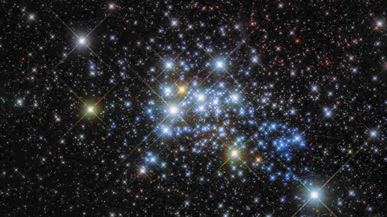 本周的哈勃图像 - 超级星级群Westerlund 1