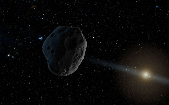 神圣使命斑点一个彗星，也许是两个