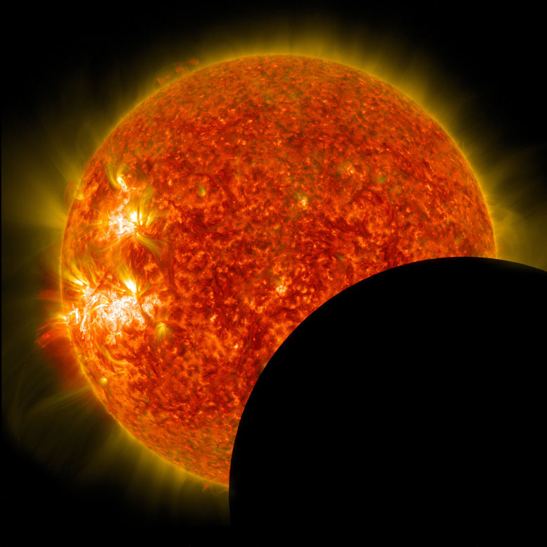 查看八月太阳日食的安全提示