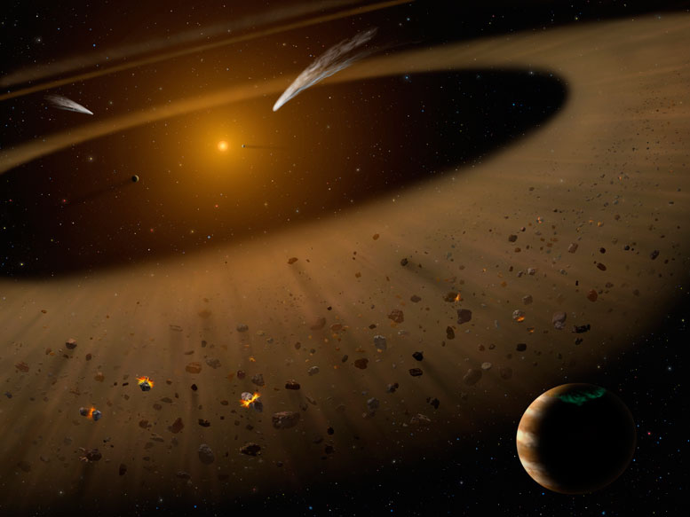 Sofia确认附近的Epsilon Eridani系统非常类似于我们的太阳系
