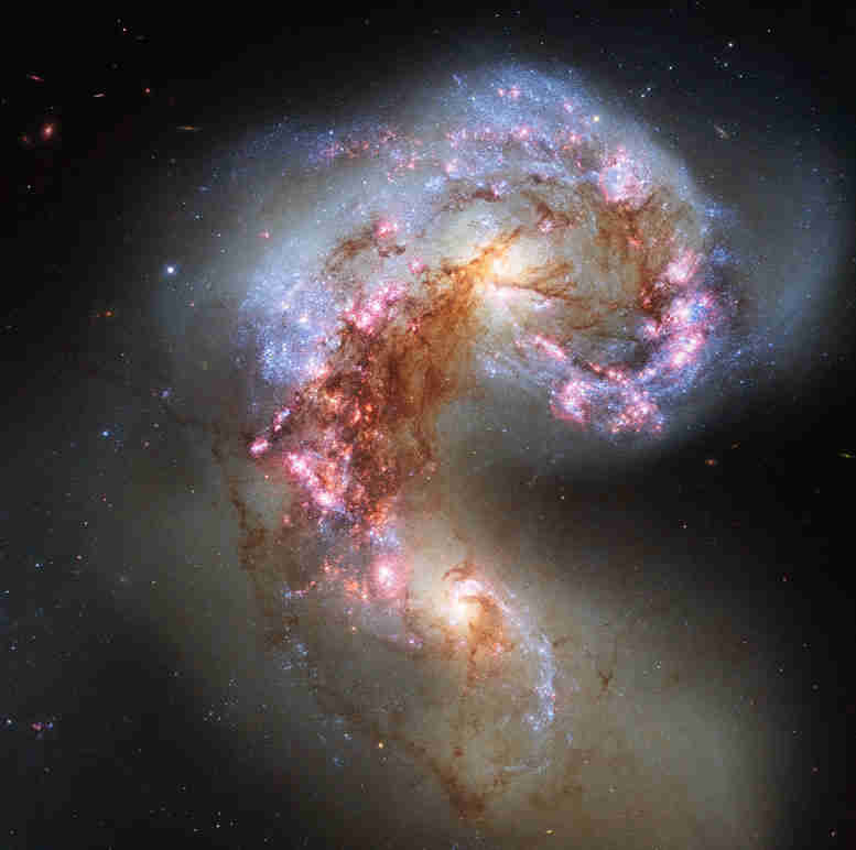 哈佛天文学家在银河碰撞中找到了震惊气体的证据