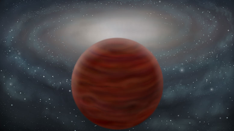 天文学家确定了一百亿年前的褐矮星