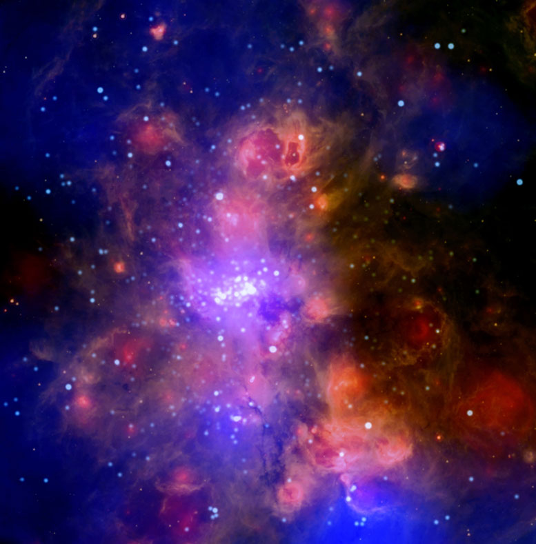 钱德拉（Chandra Peers）进入了被称为W51的巨大分子云
