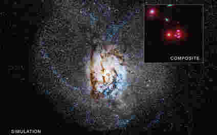 遥远的Galaxy SPT 0346-52以显着的速度搅拌出星星