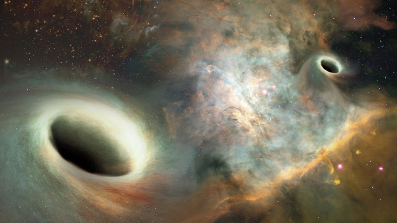 非常长的基线阵列在一副超大的黑洞中发现轨道运动
