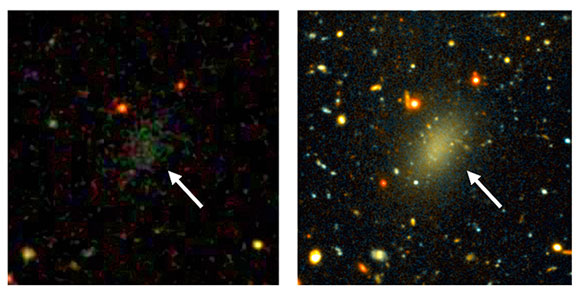 蜻蜓44 –几乎完全由暗物质组成的巨大星系
