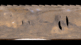 美国宇航局的火星侦察轨道运动员追踪背靠背的尘暴