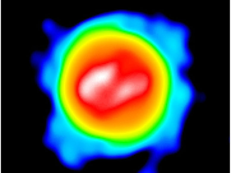 天文学家在红色超巨星antares映射大气动作
