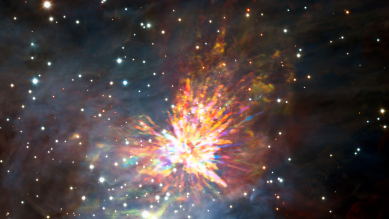 新的ALMA观察结果在前所未有的细节中显示出恒星爆炸
