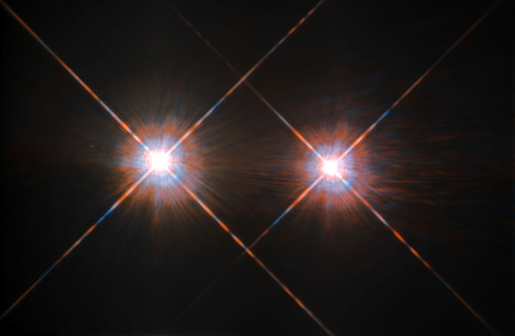 本周的哈勃图像 -  Alpha Centauri A和B的新视图